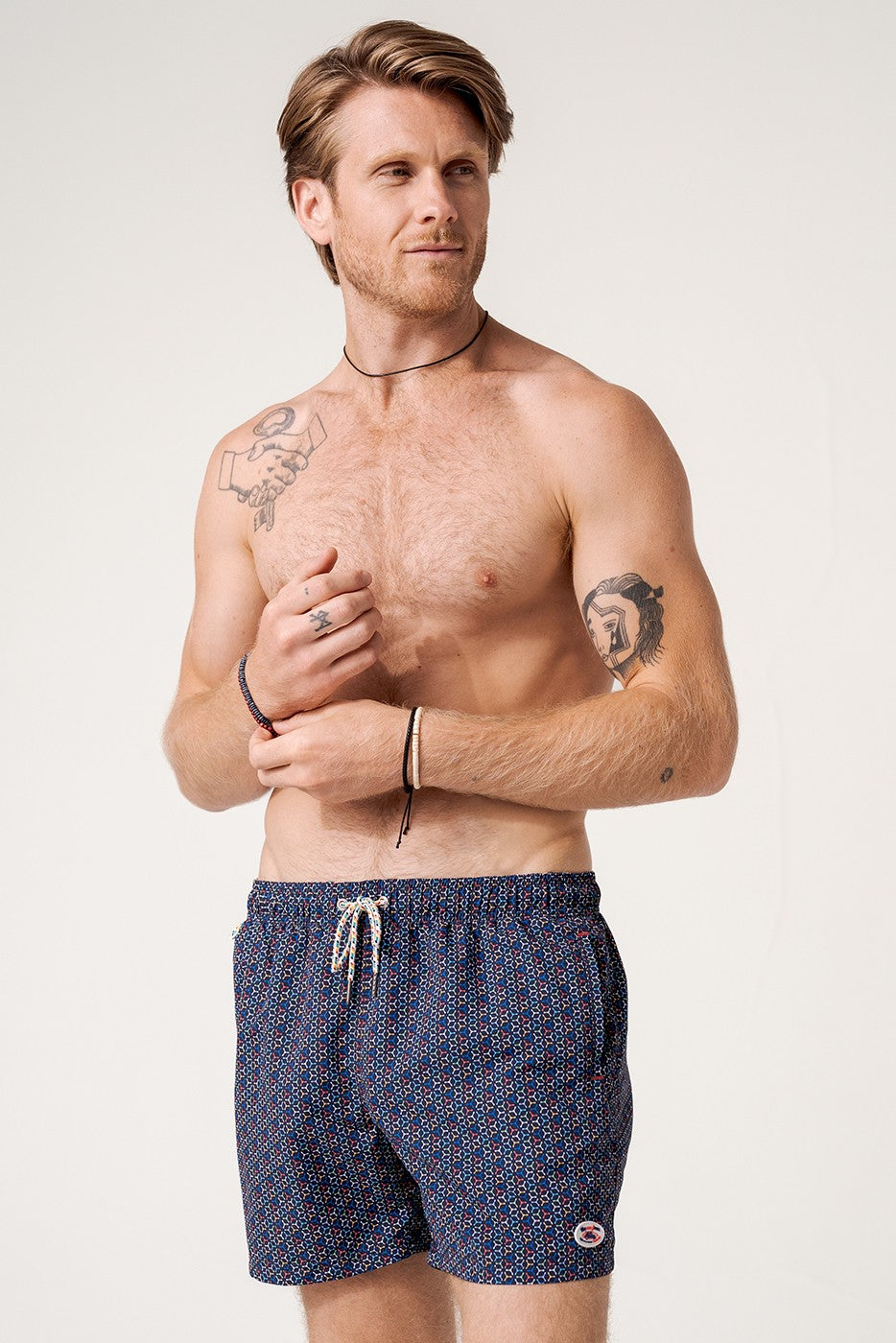 Bañador boomerangs multicolor azul marino