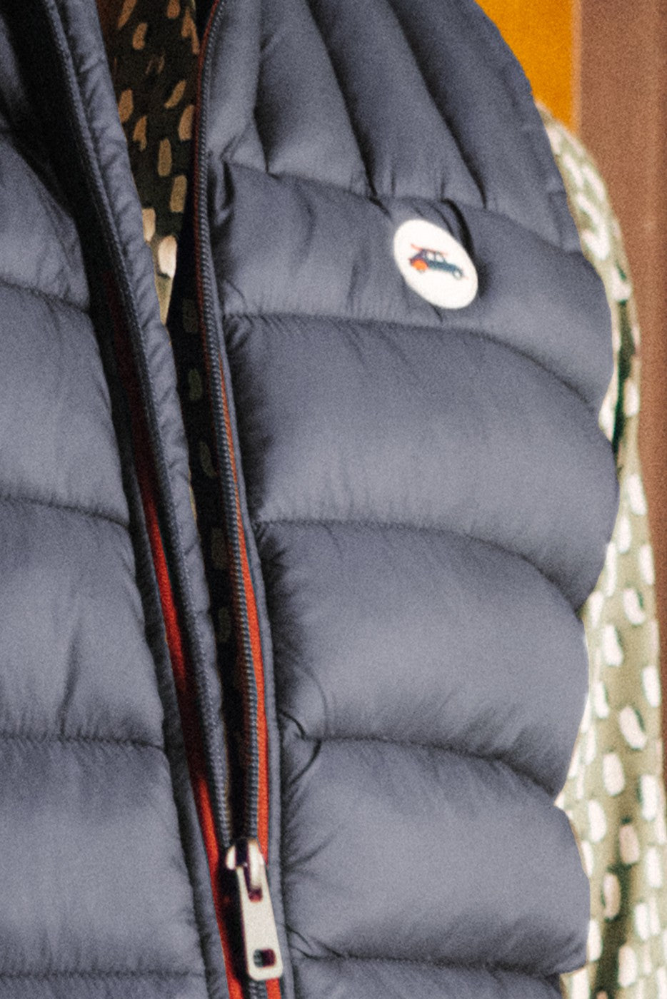 Chaleco acolchado hombre negro