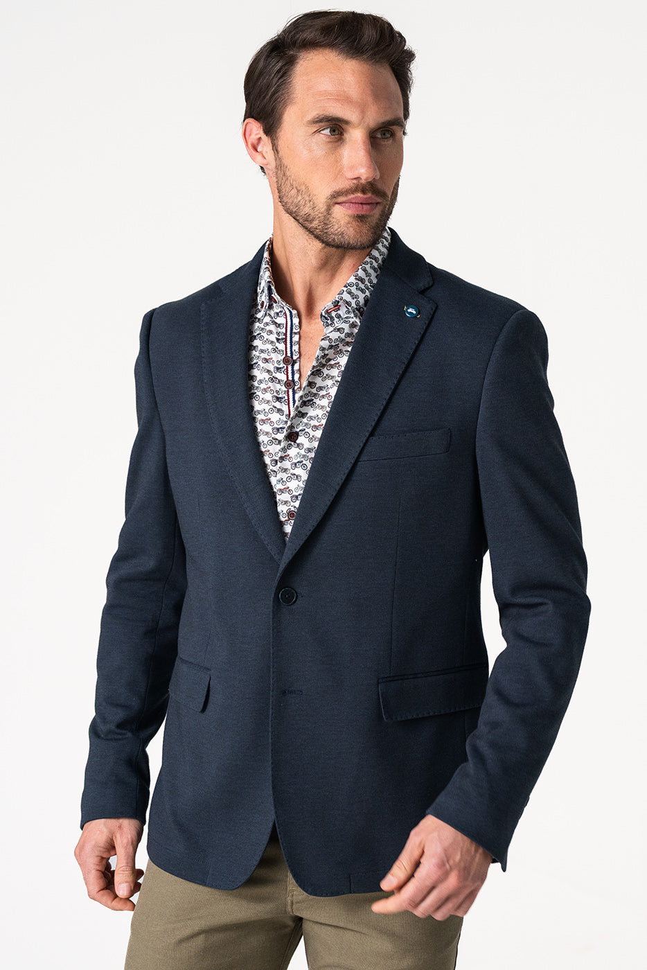 Americana marino hombre